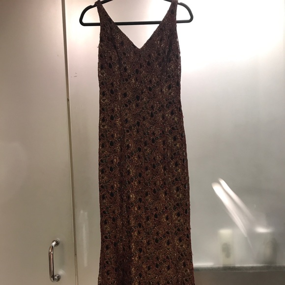 Mermaid fit Carmen Marc Valvo gown - Picture 1 of 3